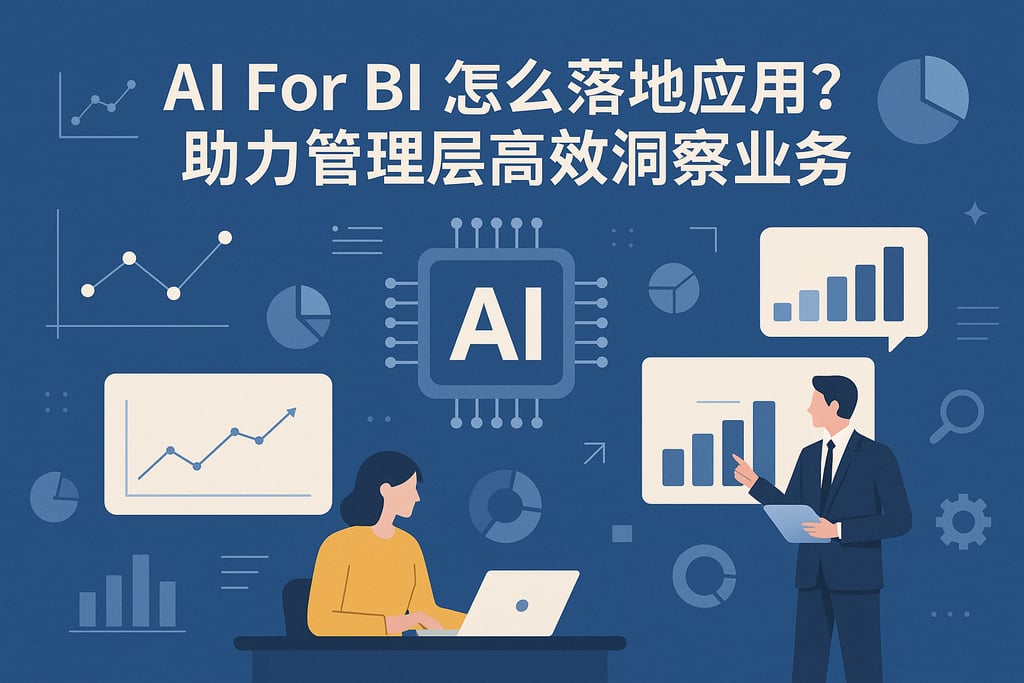 AI For BI怎么落地应用？助力管理层高效洞察业务